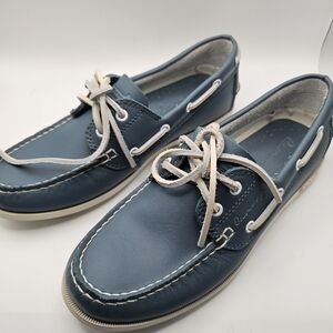 Canoos Ladies Tour 2.0 Leather Golf Shoes | Blue | Size US 7.5/EU 37.5 FAST SHIP